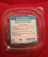 Mängden socker i Noix de cajou salées