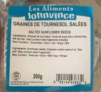 Mängden socker i Graine de tournesol