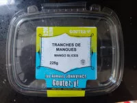 Mängden socker i Tranches de mangues