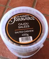 Mängden socker i Cajou salées