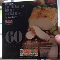 Mängden socker i Butter basted turkey breast joint