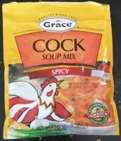 Mängden socker i Cock flavored soup mix, spicy