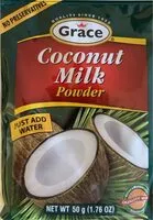 Mängden socker i Coconut milk powder envelope