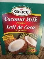 Mängden socker i Coconut milk powder