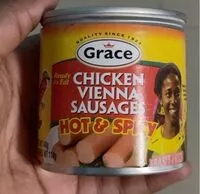 Mängden socker i CHICKEN VIENNA SAUSAGE