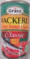 Mängden socker i Mackerel in Hot Tomato Sauce