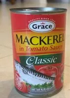 Mängden socker i Mackerel in tomato sauce
