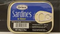 Mängden socker i Sardines in water