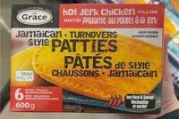 Mängden socker i hot jerk chicken patties