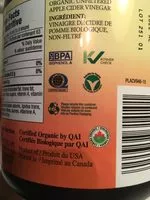 Mängden socker i Apple cider vinegar