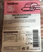 Mängden socker i Bacon ahumado