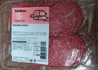 Mängden socker i Salami extra