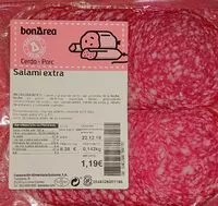 Mängden socker i Salami extra