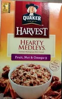 Mängden socker i Hearty Medleys Fruit, Nut & Omega 3