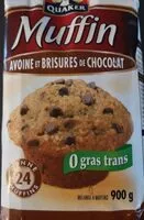 Mängden socker i Quaker muffin oatmeal chocolate