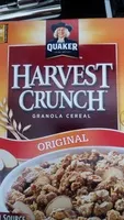 Mängden socker i Harvest Crunch Granola Cereal Original