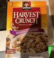 Mängden socker i Harvest crunch granola cereales