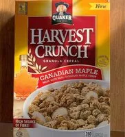 Mängden socker i Harvest Crunch Granola Canadian Maple