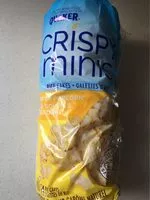 Mängden socker i Crisp minis - galettes de riz