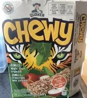 Mängden socker i Barres tendres Chewy