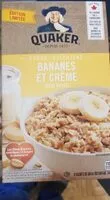 Mängden socker i Quaker bananes et crème