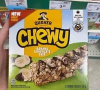 Mängden socker i Chewy banana chocolate chip granola bars