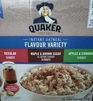 Mängden socker i Instant oatmeal flavour variety