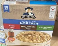 Mängden socker i Instant oatmeal flavour variety
