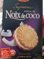Mängden socker i Suprême crème de noix de coco