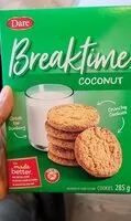 Mängden socker i Dare Breaktime Coconut