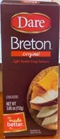 Mängden socker i Breton original crackers