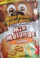 Mängden socker i Bear Paws Crackers Mix