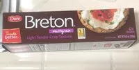 Mängden socker i Breton multigrain crackers
