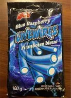 Mängden socker i Blue raspberry livewires