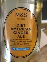 Mängden socker i Diet american giger ale