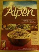 Mängden socker i Original Recipe Alpen Muesli