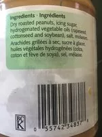 Mängden socker i Smooth peanut butter