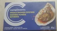 Mängden socker i Huîtres fumées entieres