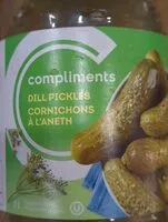 Mängden socker i DILL PICKLES / CORNICHONS À L'ANETH