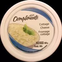 Mängden socker i Cottage cheese