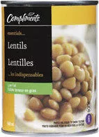 Mängden socker i Lentilles