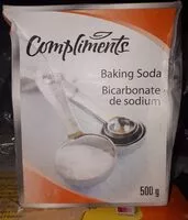 Mängden socker i Baking soda - Bicarbonate de sodium