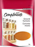 Mängden socker i Ground turmeric