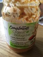 Mängden socker i Natural crunchy peanut butter