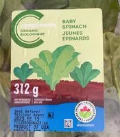 Mängden socker i Baby spinach