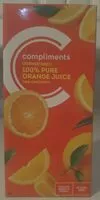 Mängden socker i 100% Pure Unsweetened Orange Juice from Concentrate