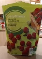Mängden socker i Framboises biologiques