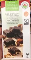 Mängden socker i Organic Dark Chocolate with Roasted Almonds