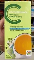 Mängden socker i Organic chicken broth