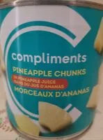 Mängden socker i morceaux d'ananas